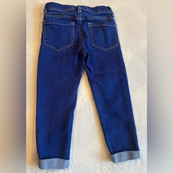 Wonder Nation Blue Denim Leggings with Colorful Heart Details Size 4T-5T - Picture 6 of 8